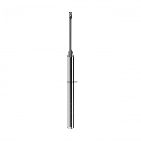 solid carbide torus end mill Ø1,5mm, optimized for machining CoCr, titanium