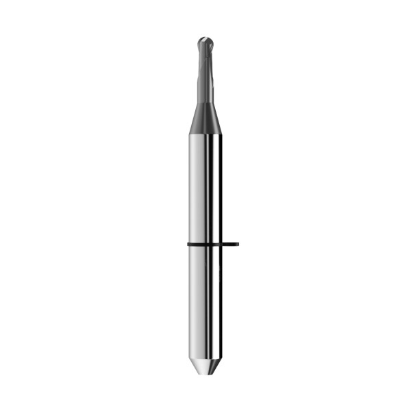 solid carbide ballnose end mill Ø2,0mm, optimized for machining CoCr, titanium