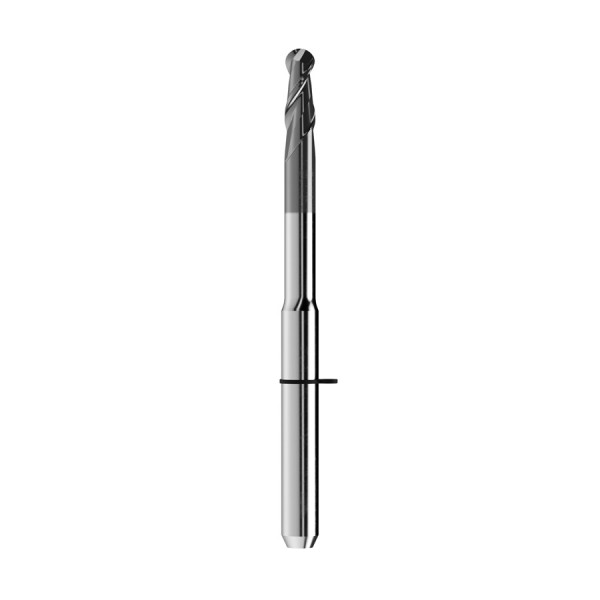 solid carbide ballnose end mill Ø2,5mm, optimized for machining zirconium oxide