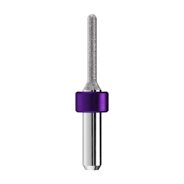 VHM-Diamantschleifstift Ø3mm, optimiert für die Glas-/Hybridkeramik-Bearbeitung