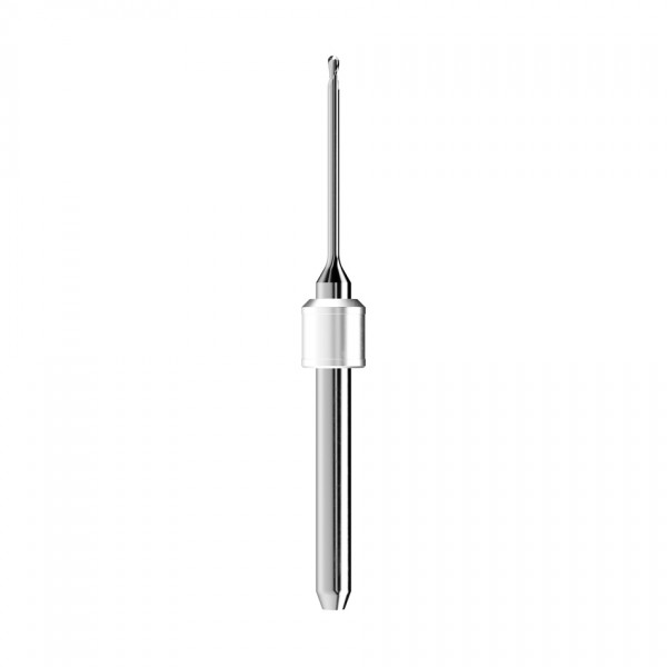 solid carbide ballnose end mill Ø1mm, optimized for machining plaster