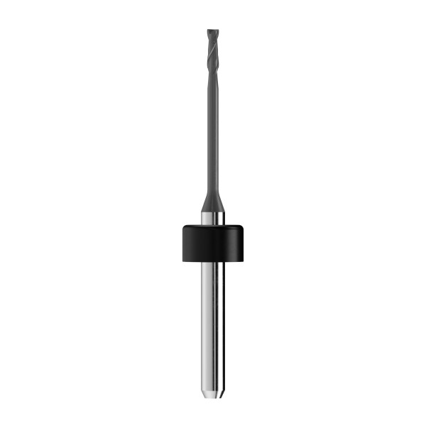 solid carbide torus end mill Ø1,5mm, optimized for machining zirconium oxide, PMMA, wax