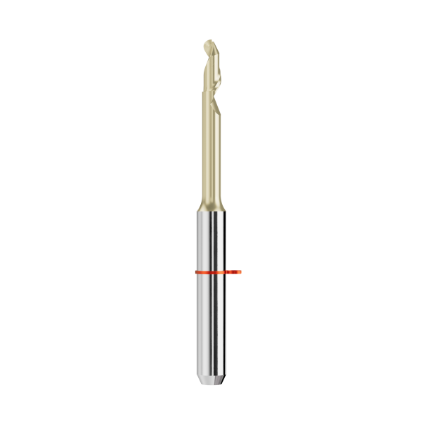 VHM-Radiusfräser Ø2,0mm, optimiert für die PMMA, PEEK, Wachs-Bearbeitung