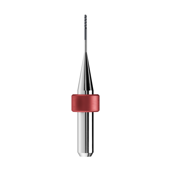 T14/T41/T51 - VHM-Radiusfräser Ø1mm, optimiert für die Zirkonoxid-Bearbeitung