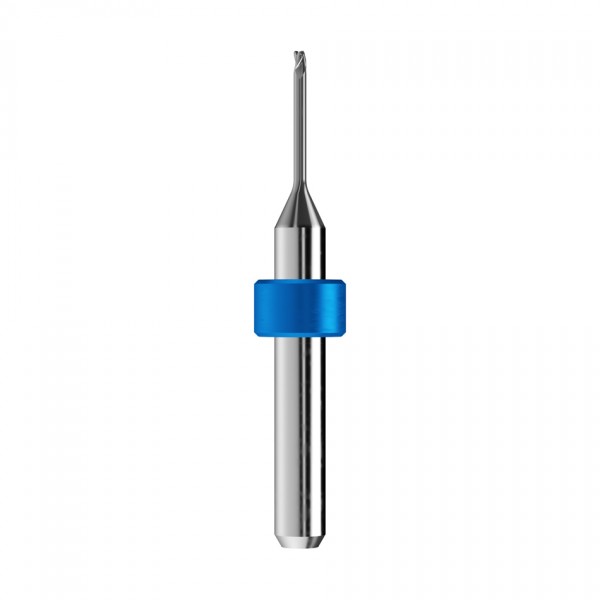 solid carbide torus end mill Ø1,5mm, optimized for machining titanium, CoCr