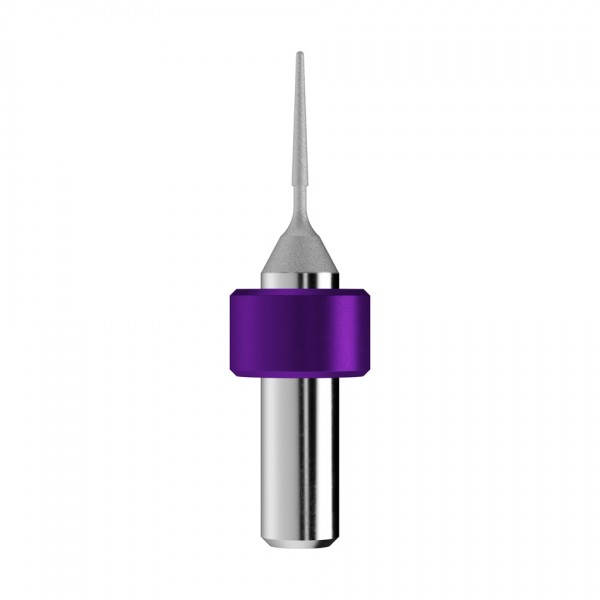 diamond grinding point Ø0,6mm, optimized for machining glass-/hybrid ceramic