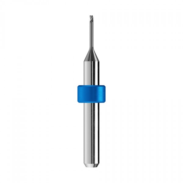 solid carbide torus end mill Ø1,5mm, optimized for machining titanium, CoCr