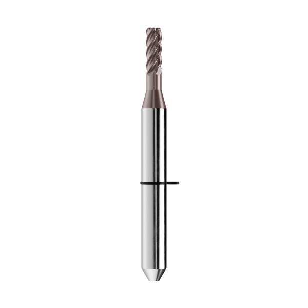 solid carbide torus end mill Ø2,5mm, optimized for machining CoCr, titanium