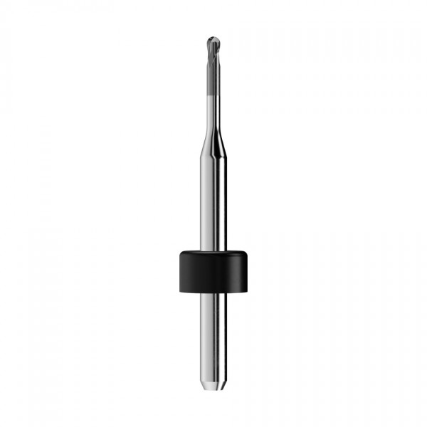 solid carbide ballnose end mill Ø1,5mm, optimized for machining zirconium oxide