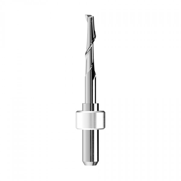 solid carbide end mill Ø4mm, optimized for machining PMMA, PEEK, wax