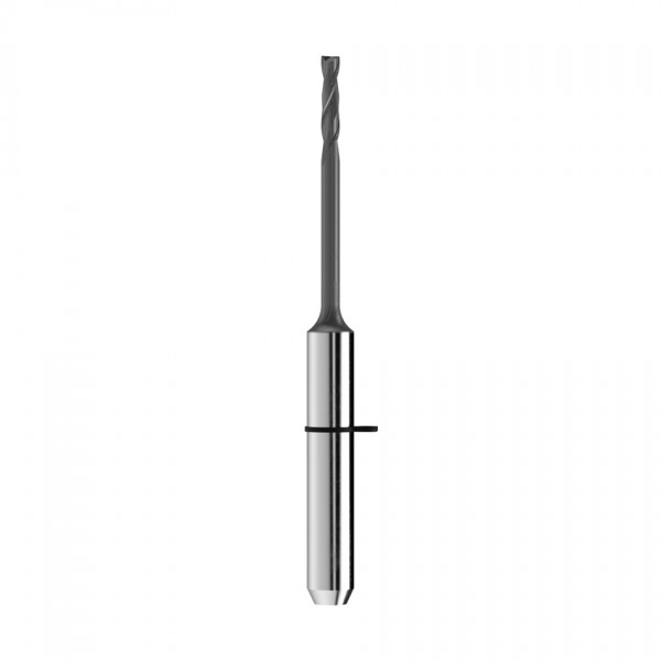 solid carbide end mill Ø1,2mm, optimized for machining zirconium oxide, PMMA, PEEK