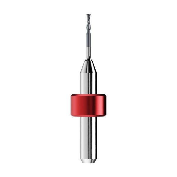 solid carbide end mill Ø1,5mm, optimized for machining zirconium oxide