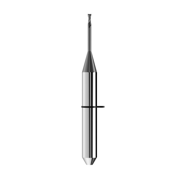 solid carbide end mill Ø1,0mm, optimized for machining CoCr, titanium