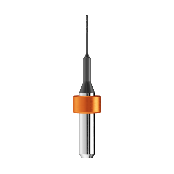 T12/T14 - VHM-Radiusfräser Ø1mm, optimiert für die Zirkonoxid, PMMA, Wachs-Bearbeitung