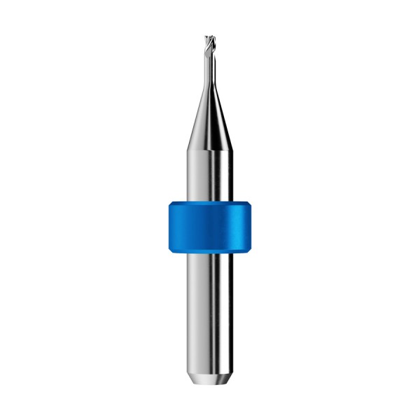 solid carbide end mill Ø1,5mm, optimized for machining titanium, CoCr