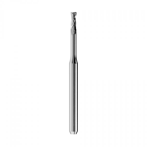 solid carbide end mill Ø2mm, optimized for machining zirconium oxide