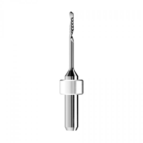 solid carbide ballnose end mill Ø2mm, optimized for machining PMMA, PEEK, wax