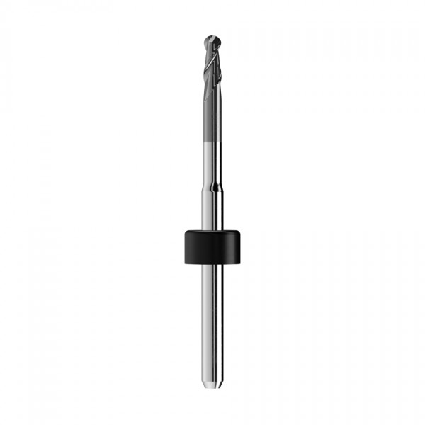 solid carbide ballnose end mill Ø2,5mm, optimized for machining zirconium oxide