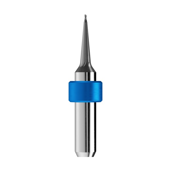 solid carbide ballnose end mill Ø0,6mm, optimized for machining CoCr