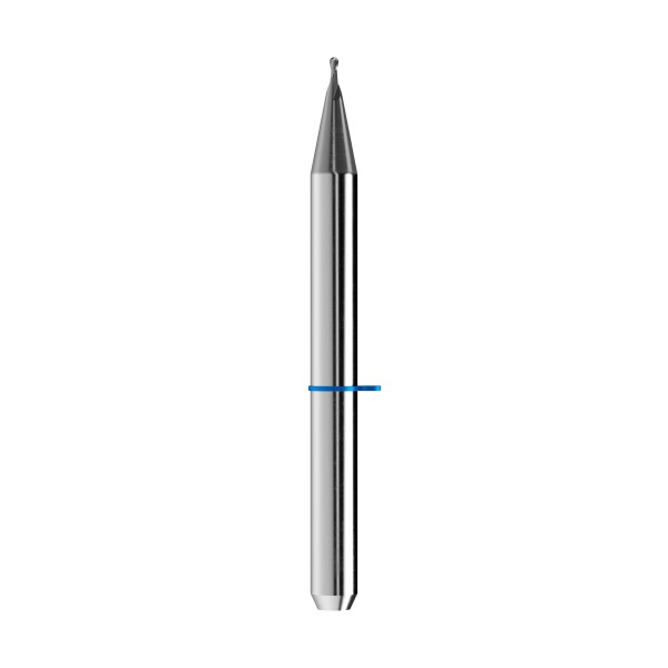 solid carbide ballnose end mill Ø0,6mm, optimized for machining CoCr