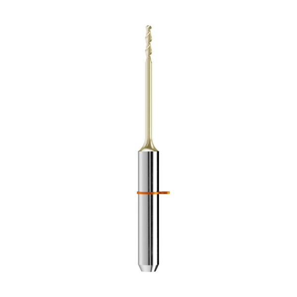 solid carbide ballnose end mill Ø1mm, optimized for machining zirconium oxide