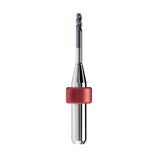 T13/T40/T50 - VHM-Radiusfräser Ø2,5mm, optimiert für die Zirkonoxid-Bearbeitung