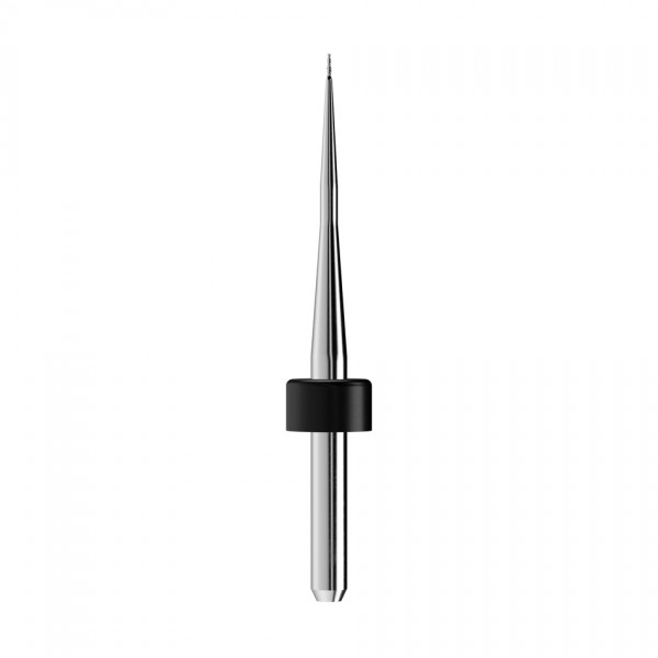 solid carbide ballnose end mill Ø0,3mm, optimized for machining zirconium oxide, PMMA, wax