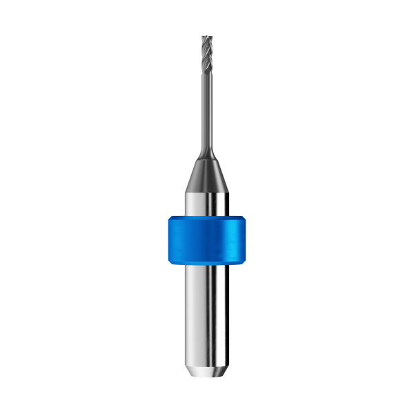 T68 - VHM-Schaftfräser Ø1,5mm, optimiert für die CoCr, Titan-Bearbeitung