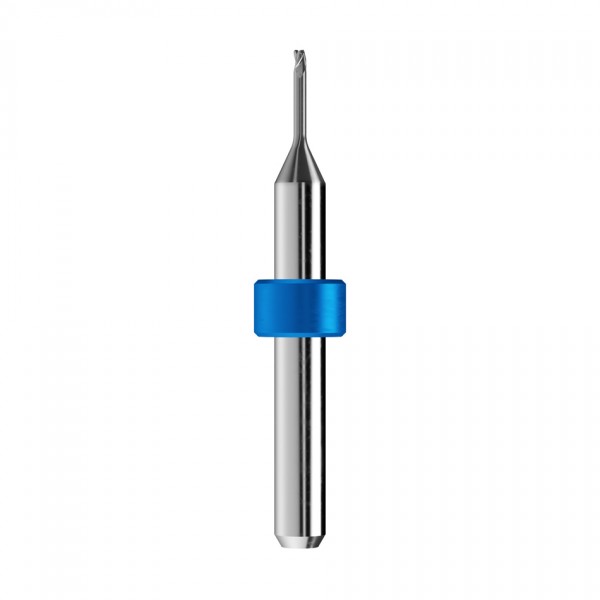 solid carbide torus end mill Ø1,5mm, optimized for machining titanium, CoCr