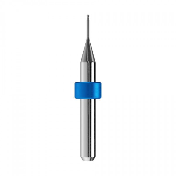 VHM-Radiusfräser Ø1mm, optimiert für die Composite-Bearbeitung