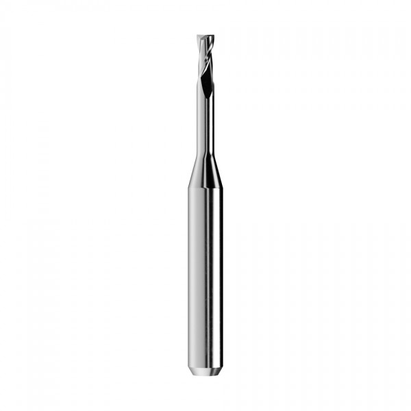 solid carbide end mill Ø3mm, optimized for machining PMMA, PEEK, wax