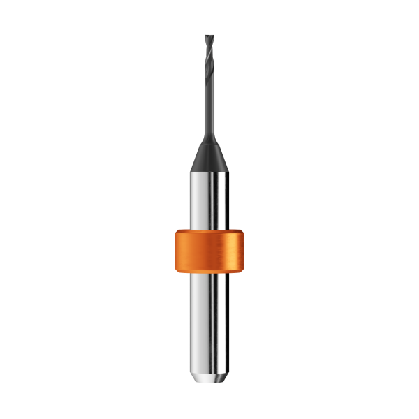 T17 - VHM-Schaftfräser Ø1,5mm, optimiert für die Zirkonoxid, PMMA, Wachs-Bearbeitung